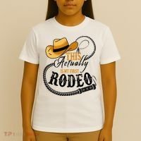 Cowboy Barn Bull Rider Rodeo First Rodeo T-Shirt thumb 4