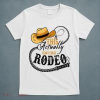 Cowboy Barn Bull Rider Rodeo First Rodeo T-Shirt thumb 5