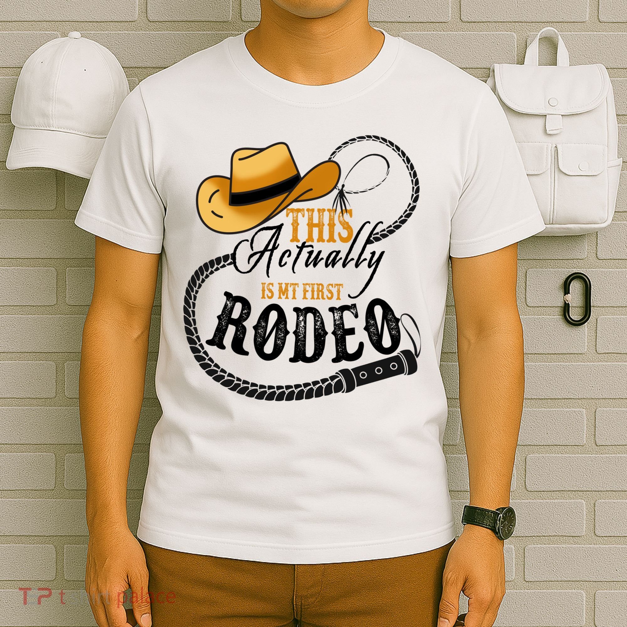 Cowboy Barn Bull Rider Rodeo First Rodeo T-Shirt