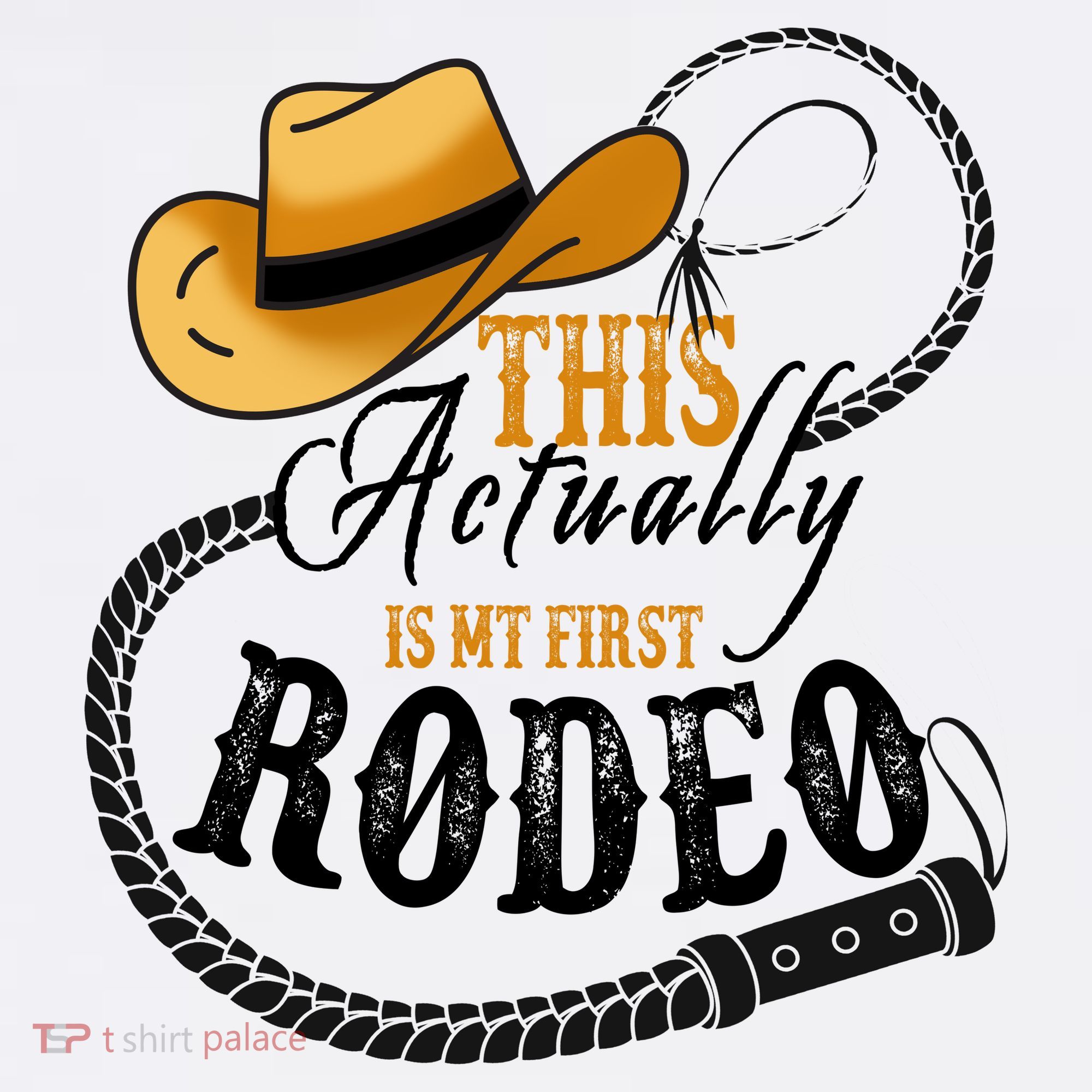 Cowboy Barn Bull Rider Rodeo First Rodeo T-Shirt