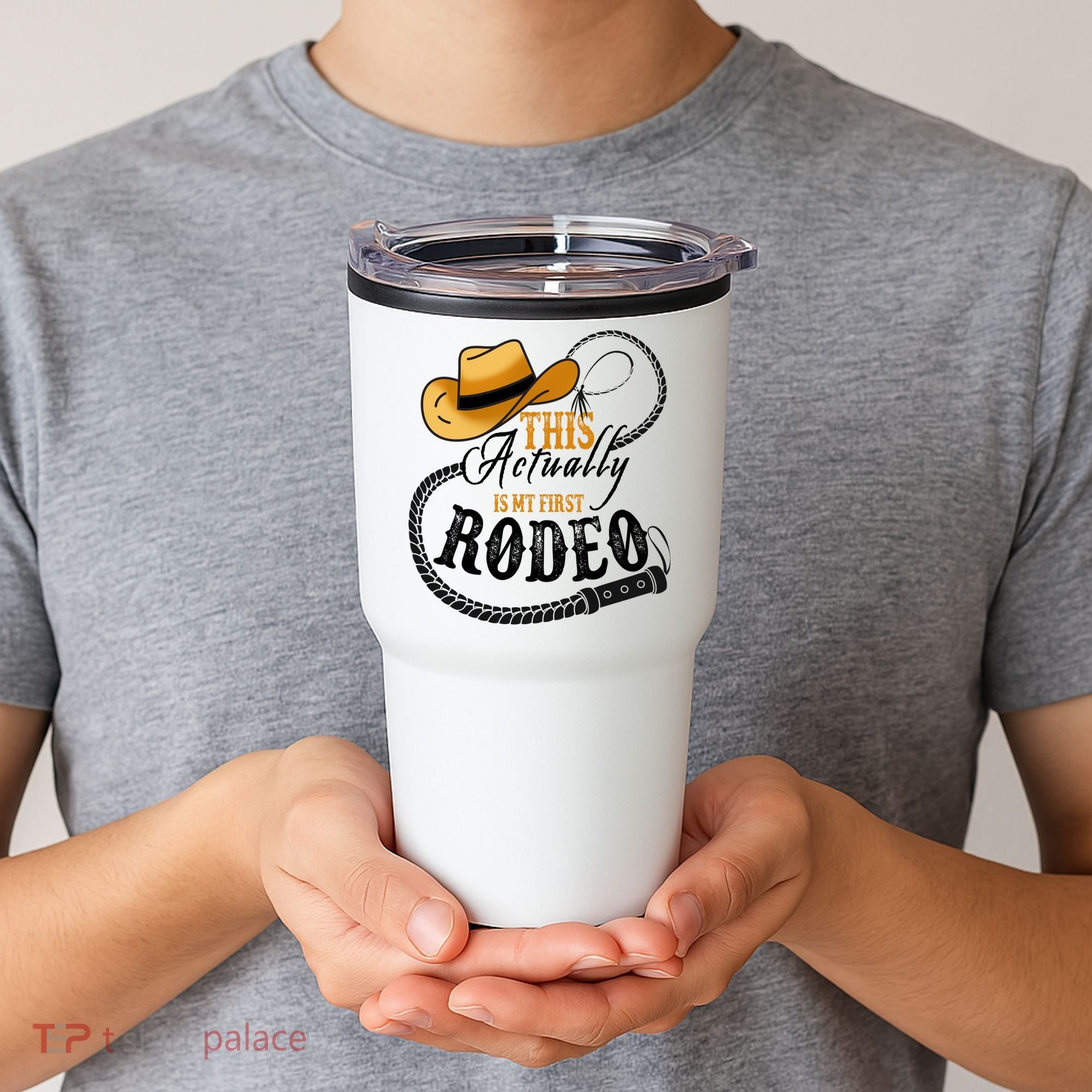 Cowboy Barn Bull Rider Rodeo First Rodeo Tumbler