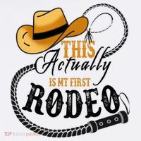 Cowboy Barn Bull Rider Rodeo First Rodeo Women's Tank Top thumb 5