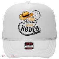 Cowboy Barn Bull Rider Rodeo First Rodeo Hat thumb 0