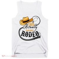 Cowboy Barn Bull Rider Rodeo First Rodeo Tank Top thumb 0
