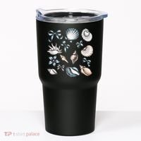 Coquette Blue Bow Ocean Beach Retro Summer Women Tumbler thumb 0