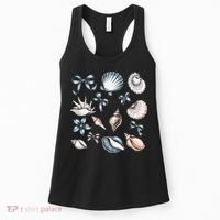 Coquette Blue Bow Ocean Beach Retro Summer Women Women's Tank Top thumb 0