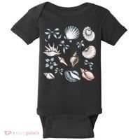 Coquette Blue Bow Ocean Beach Retro Summer Women Baby Bodysuit thumb 0