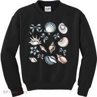 Coquette Blue Bow Ocean Beach Retro Summer Women Kids Sweatshirt thumb 0