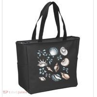 Coquette Blue Bow Ocean Beach Retro Summer Women Tote Bag thumb 2