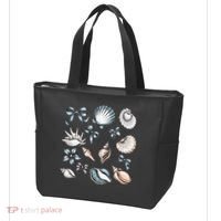 Coquette Blue Bow Ocean Beach Retro Summer Women Tote Bag thumb 3