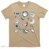 Coquette Blue Bow Ocean Beach Retro Summer Women T-Shirt thumb 0