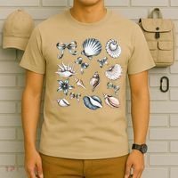 Coquette Blue Bow Ocean Beach Retro Summer Women T-Shirt thumb 6