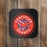 Certified Beauty Butterfly Cute Gift Coaster thumb 0