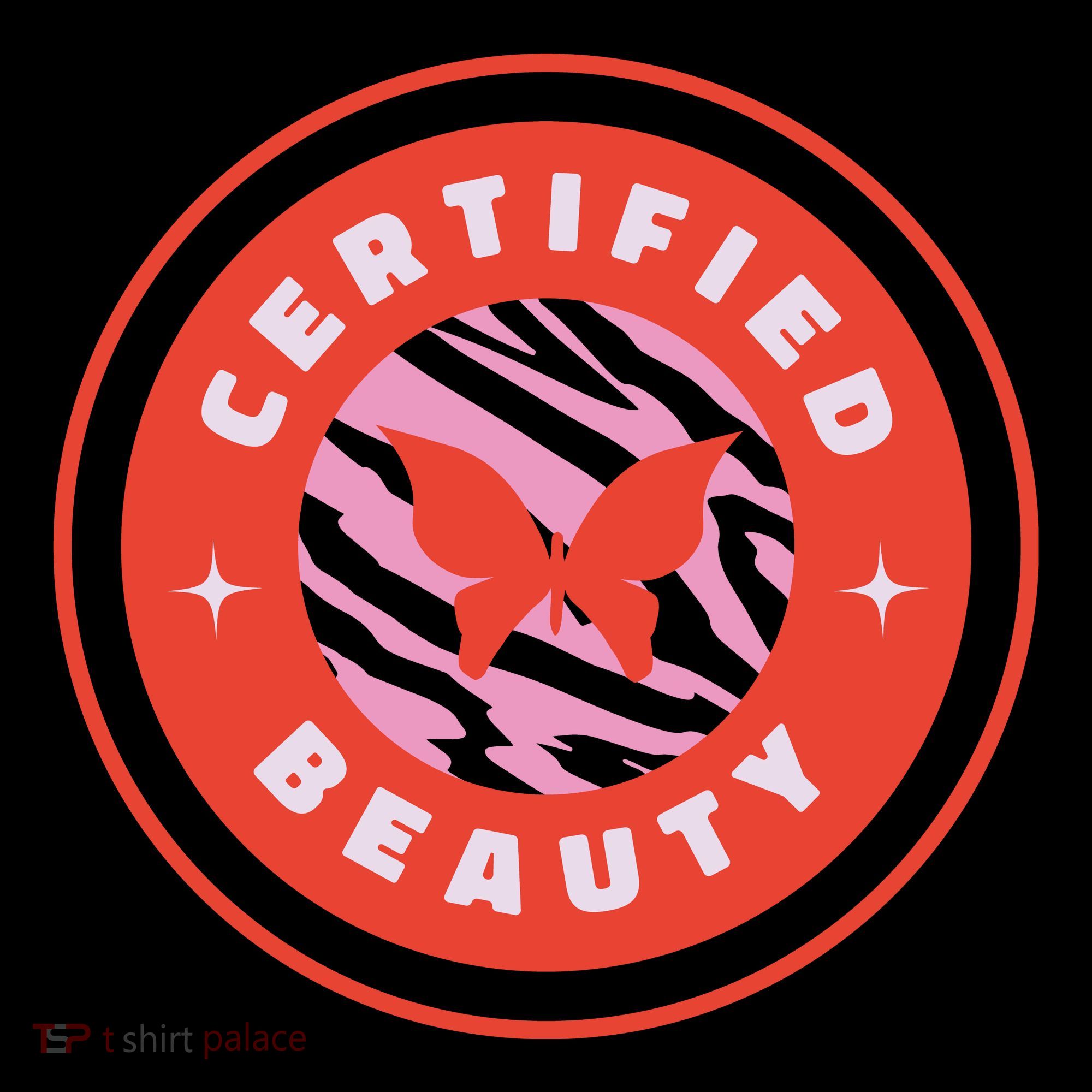 Certified Beauty Butterfly Cute Gift Coaster