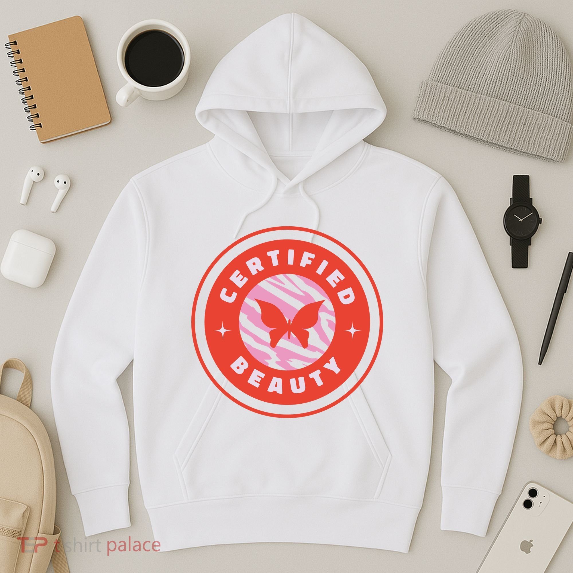 Certified Beauty Butterfly Cute Gift Hoodie
