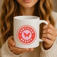 Certified Beauty Butterfly Cute Gift Coffee Mug thumb 3