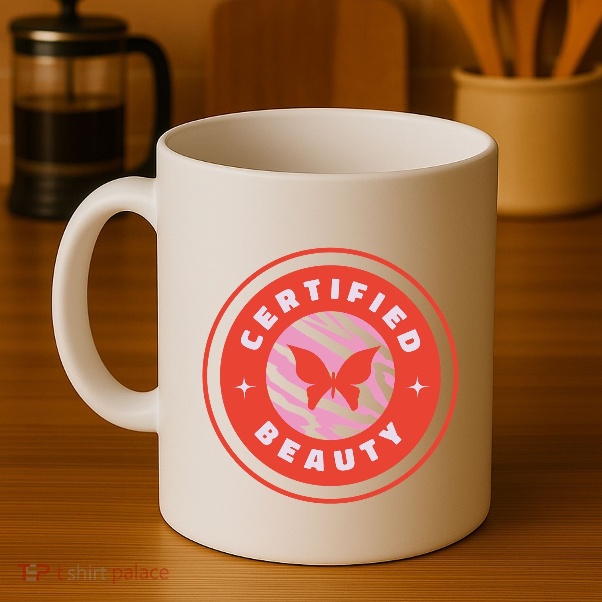 Certified Beauty Butterfly Cute Gift Coffee Mug