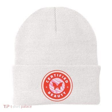 Certified Beauty Butterfly Cute Gift Beanie