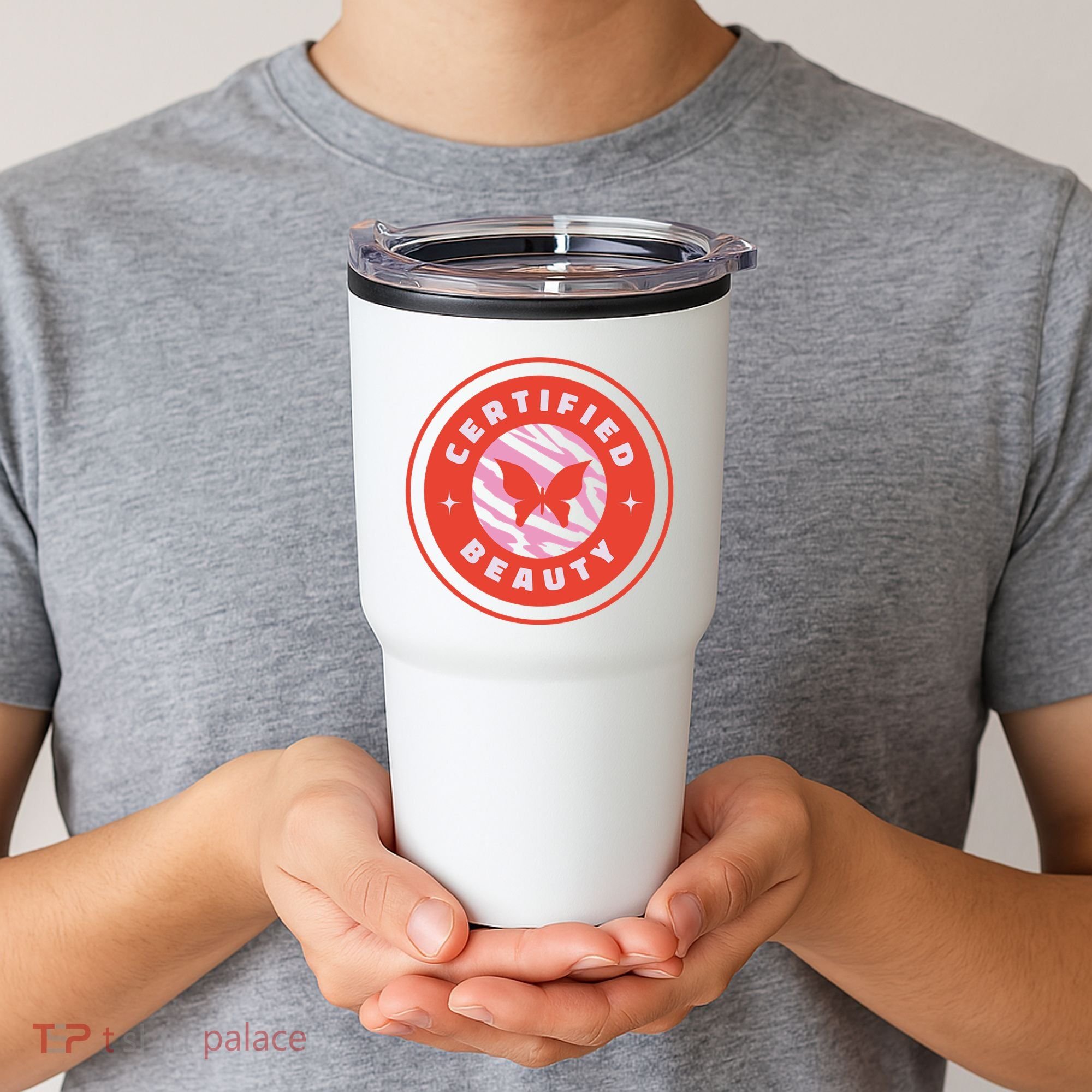 Certified Beauty Butterfly Cute Gift Tumbler