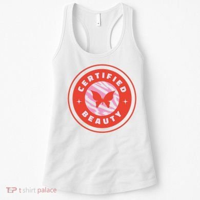 Certified Beauty Butterfly Cute Gift Women's Tank Top