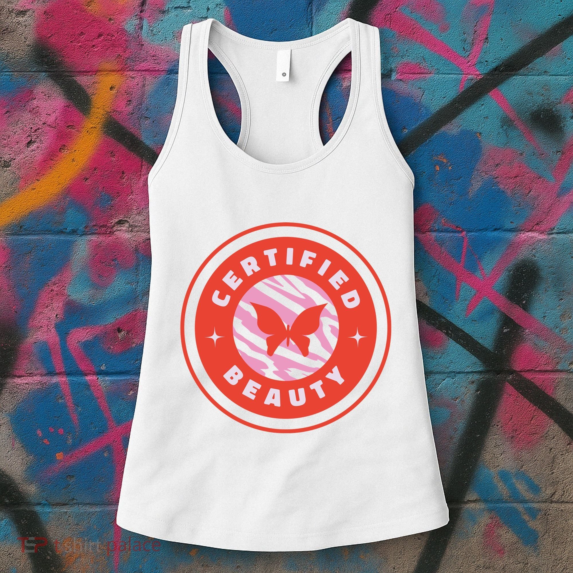 Certified Beauty Butterfly Cute Gift Women's Tank Top