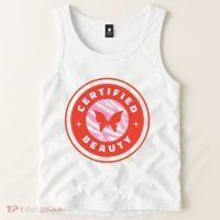 Certified Beauty Butterfly Cute Gift Tank Top thumb 2