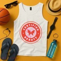 Certified Beauty Butterfly Cute Gift Tank Top thumb 4
