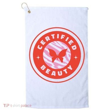 Certified Beauty Butterfly Cute Gift Golf Towel