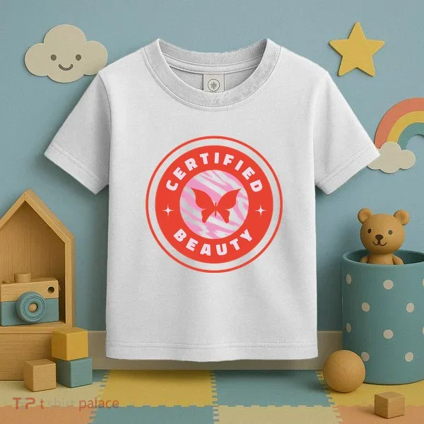 Certified Beauty Butterfly Cute Gift Toddler T-Shirt