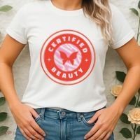 Certified Beauty Butterfly Cute Gift Women's T-Shirt thumb 2