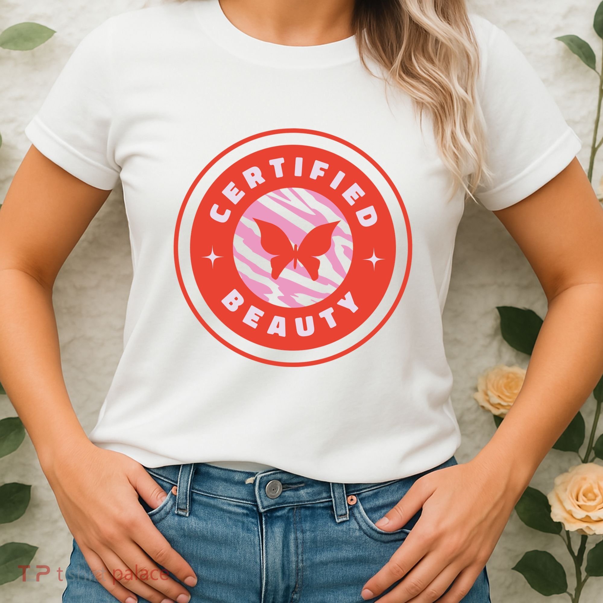 Certified Beauty Butterfly Cute Gift Women's T-Shirt