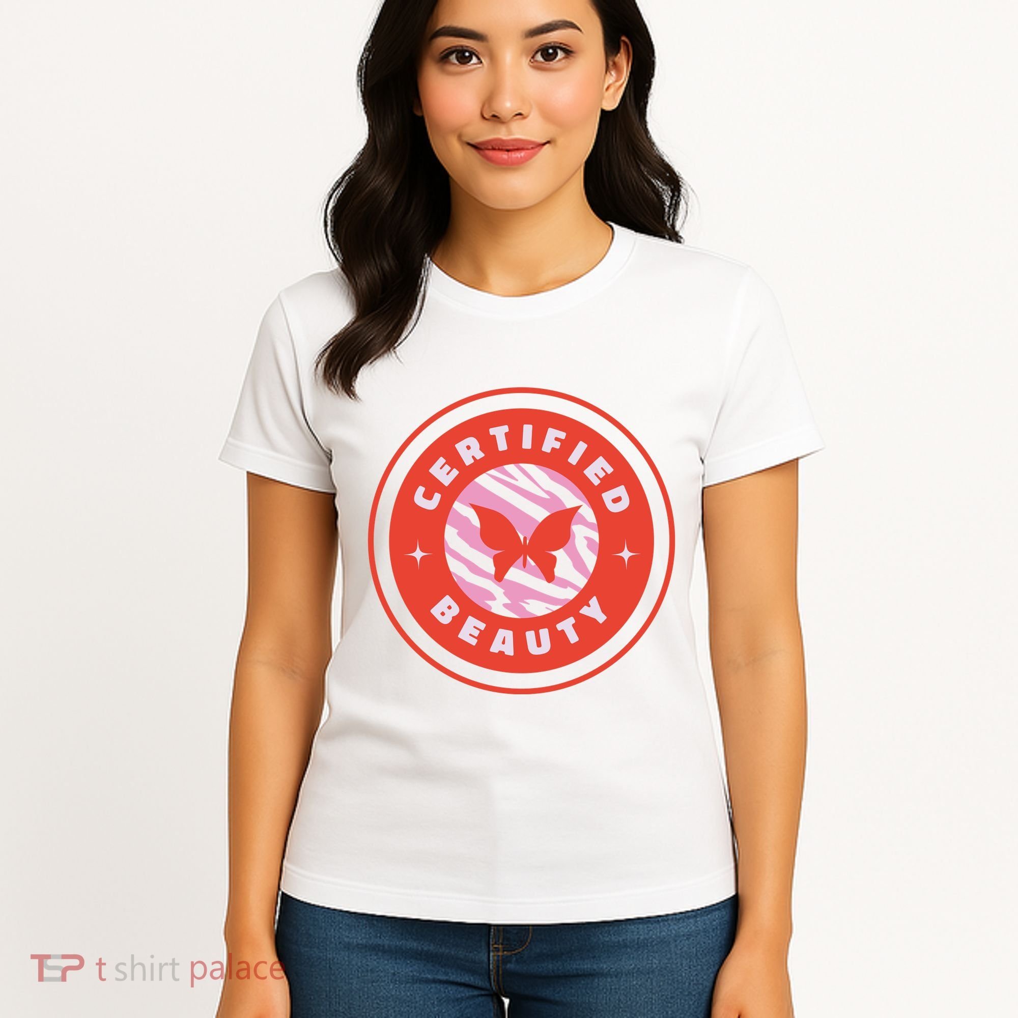 Certified Beauty Butterfly Cute Gift Women's T-Shirt