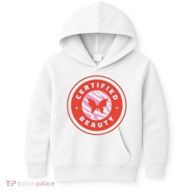 Certified Beauty Butterfly Cute Gift Kids Hoodie