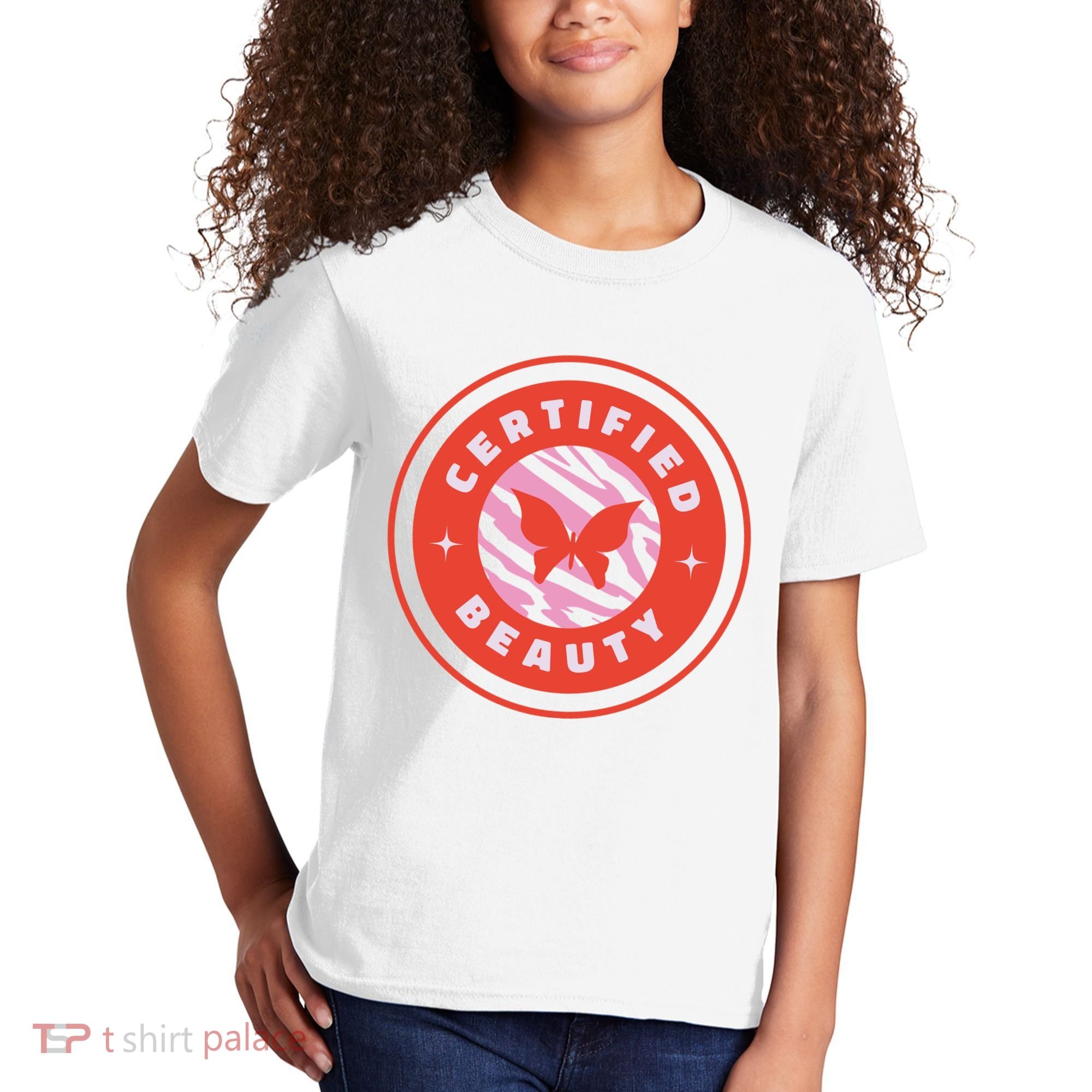 Certified Beauty Butterfly Cute Gift Kids T-Shirt