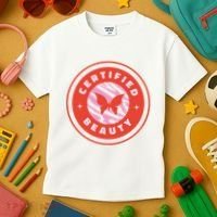 Certified Beauty Butterfly Cute Gift Kids T-Shirt thumb 3