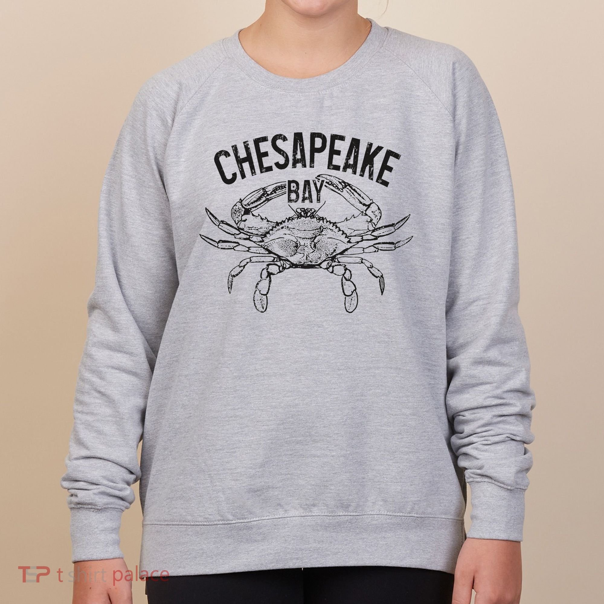 Chesapeake Bay Blue Crab Virginia Maryland Women's Sweatshirt
