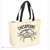 Chesapeake Bay Blue Crab Virginia Maryland Tote Bag thumb 2