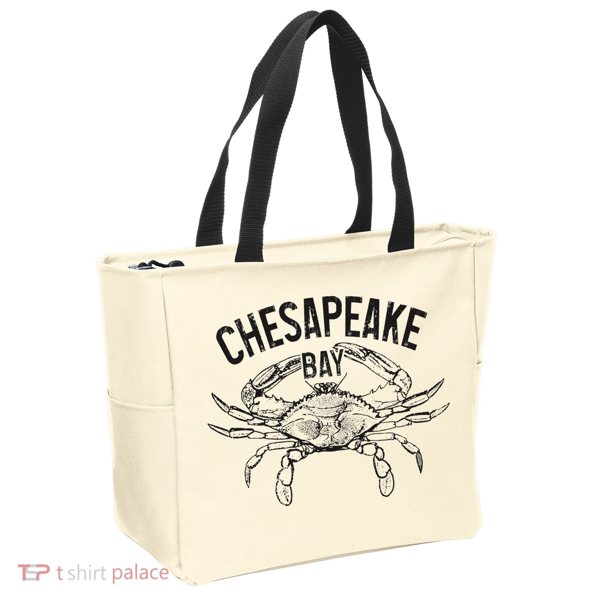 Chesapeake Bay Blue Crab Virginia Maryland Tote Bag