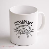 Chesapeake Bay Blue Crab Virginia Maryland Coffee Mug thumb 1