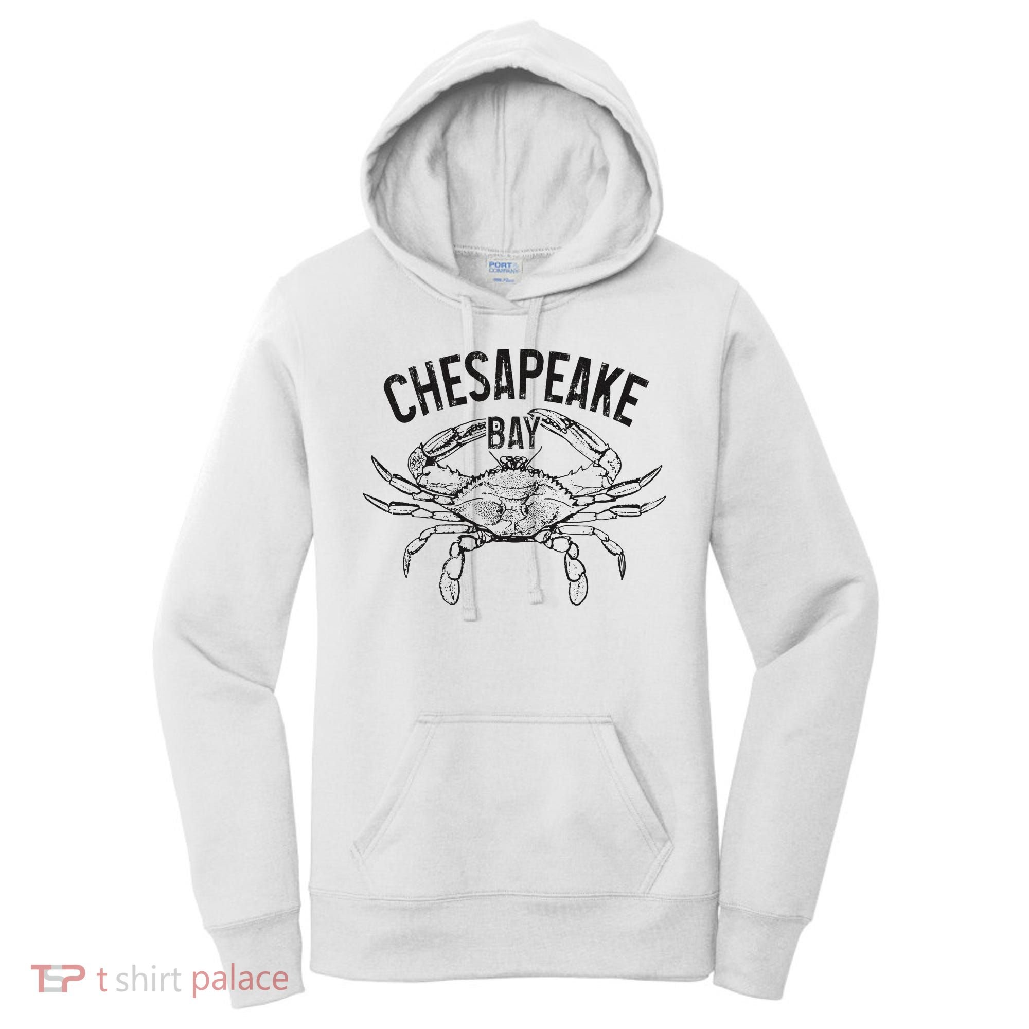 Chesapeake Bay Blue Crab Virginia Maryland Women's Hoodie
