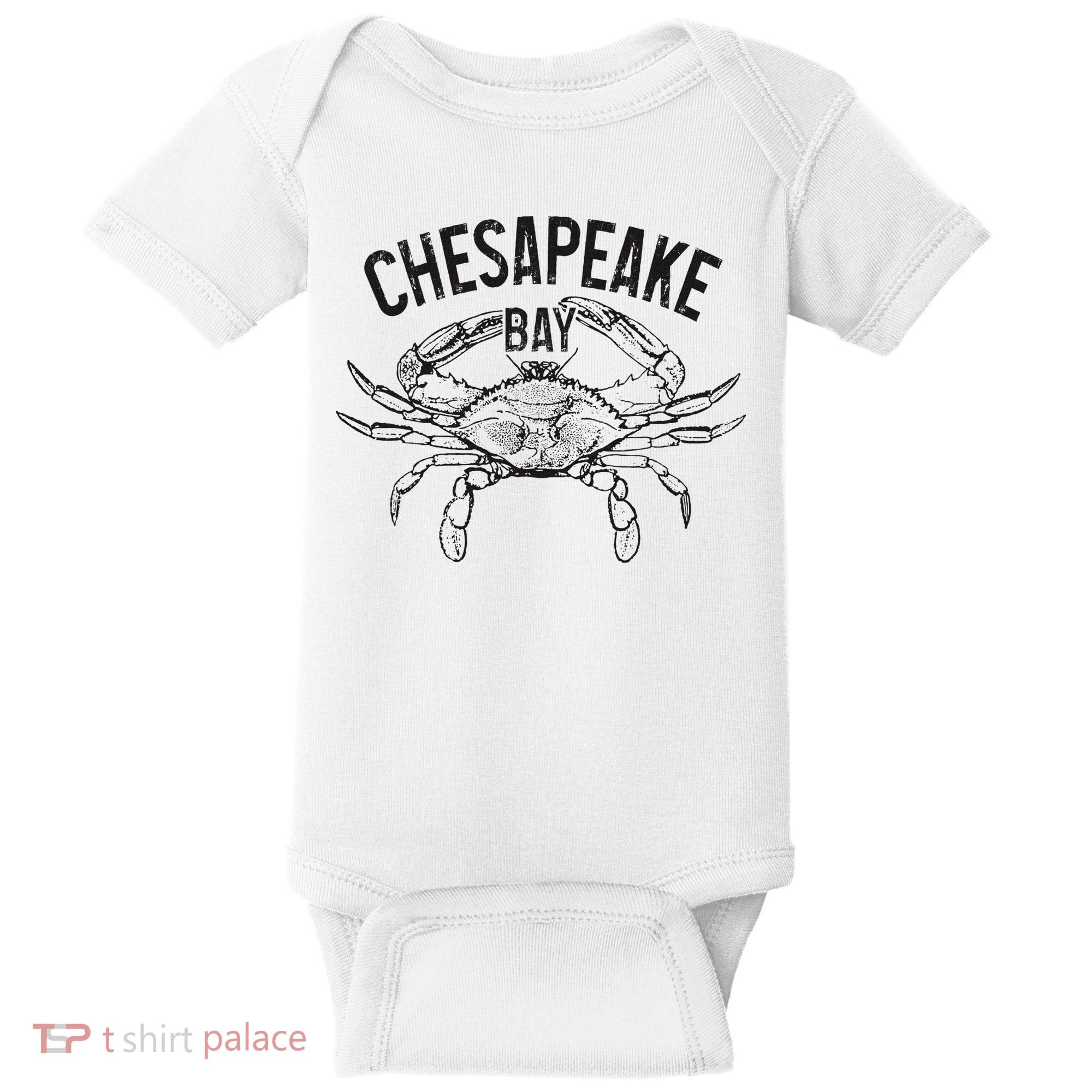 Chesapeake Bay Blue Crab Virginia Maryland Baby Bodysuit