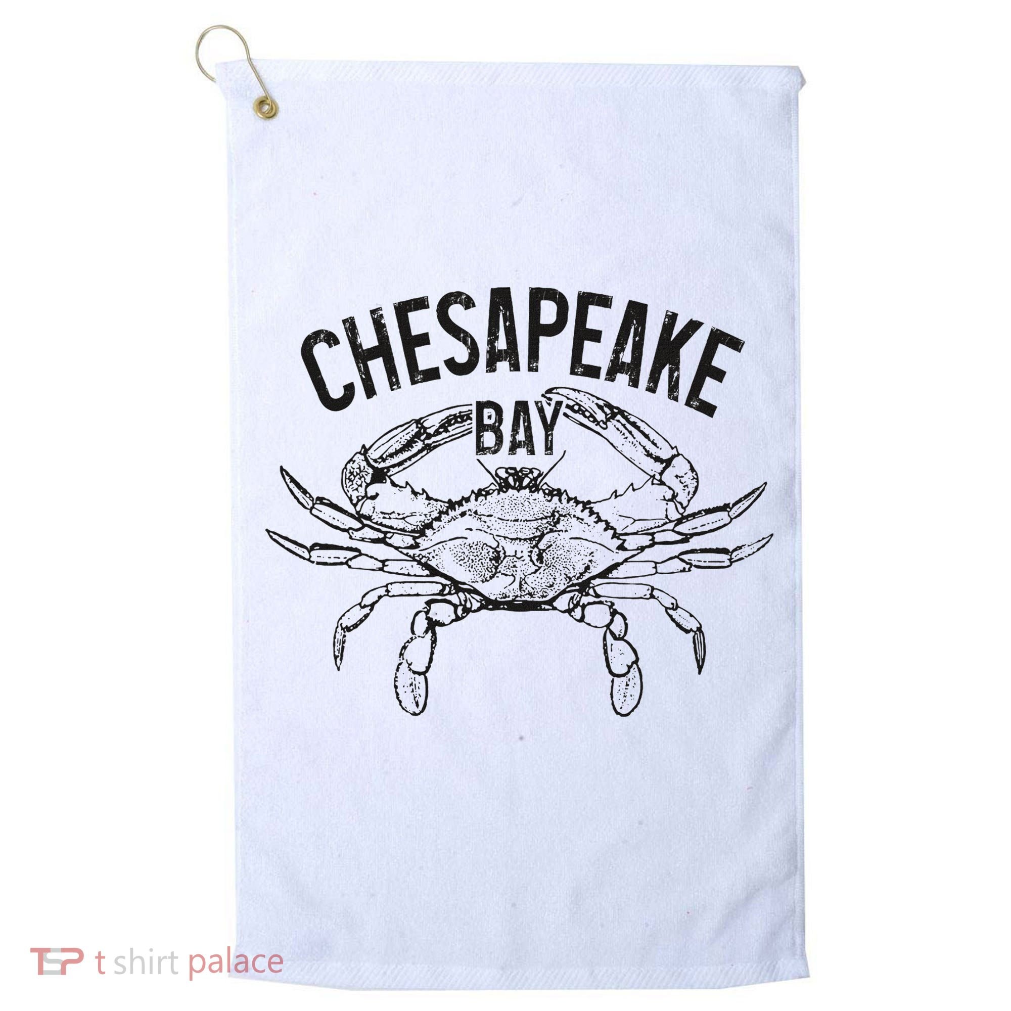 Chesapeake Bay Blue Crab Virginia Maryland Golf Towel