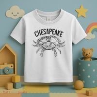 Chesapeake Bay Blue Crab Virginia Maryland Toddler T-Shirt thumb 3