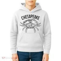 Chesapeake Bay Blue Crab Virginia Maryland Kids Hoodie thumb 4