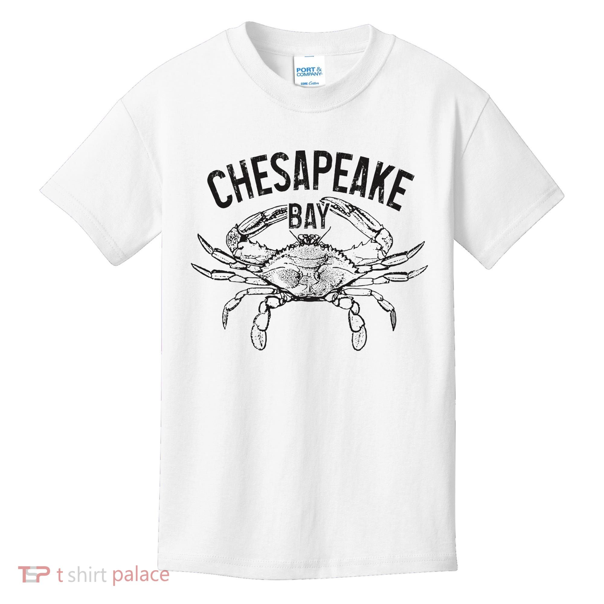 Chesapeake Bay Blue Crab Virginia Maryland Kids T-Shirt
