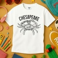 Chesapeake Bay Blue Crab Virginia Maryland Kids T-Shirt thumb 3