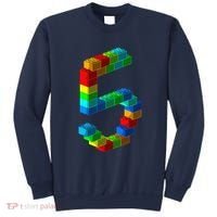 Cute Block Building 5th Birthday Gift 5 Years Old Boy Girl Sweatshirt thumb 0