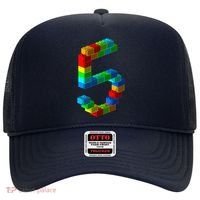 Cute Block Building 5th Birthday Gift 5 Years Old Boy Girl Hat thumb 0