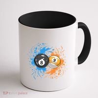 Cool Billiard Balls For 8 Ball And 9ball Player Gift Coffee Mug thumb 1