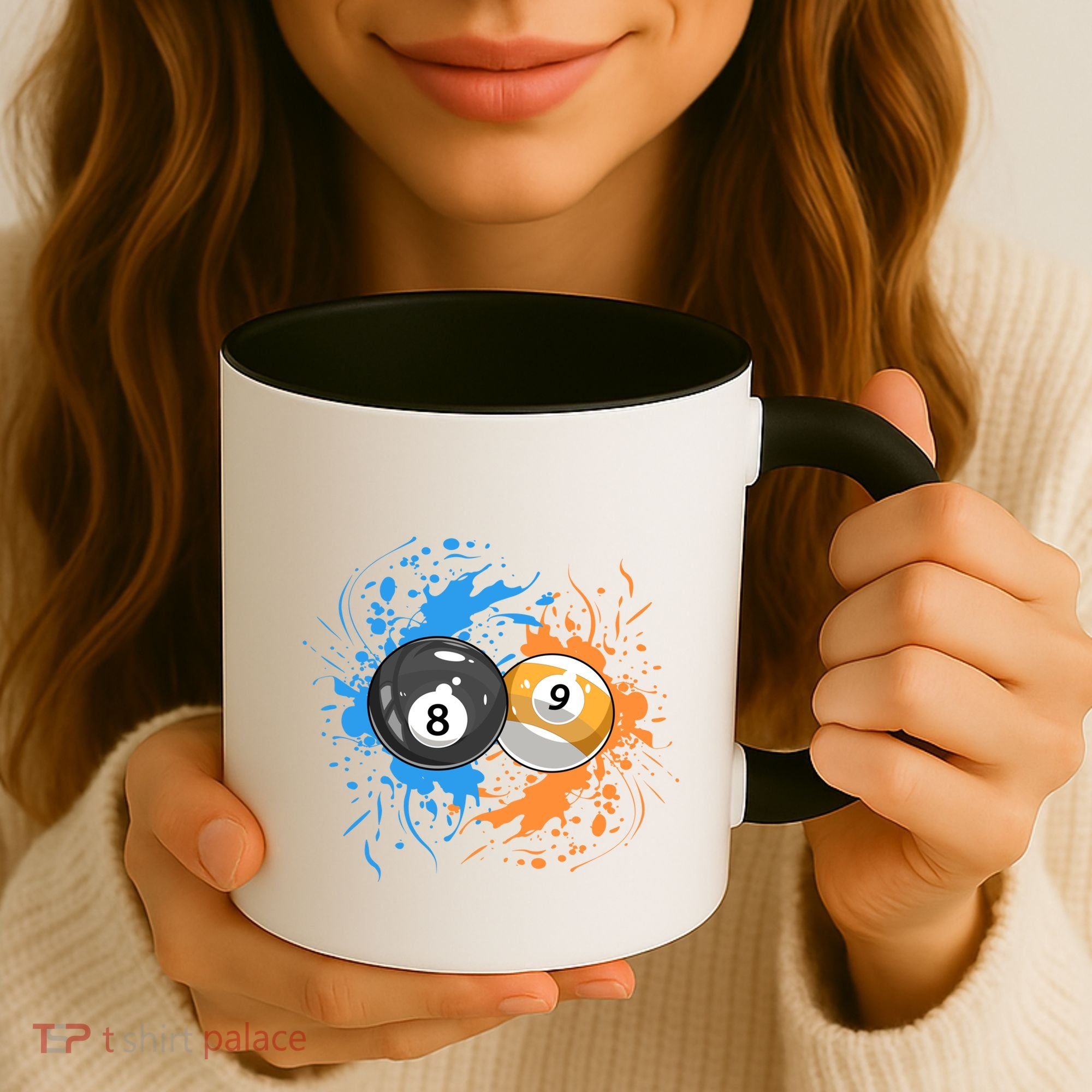 Cool Billiard Balls For 8 Ball And 9ball Player Gift Coffee Mug